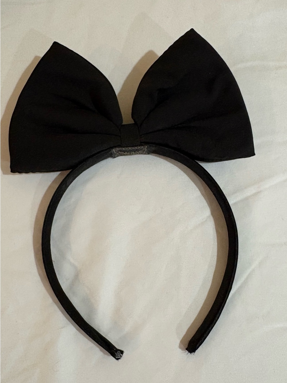 Big Black Bow Headband for Women Girls Halloween Costume Cosplay Christmas